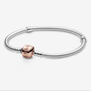 PANDORA Moments Snake Chain Charm Bracelet